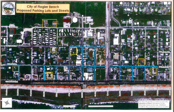Flagler Beach Proposed Parking Lots and Streets